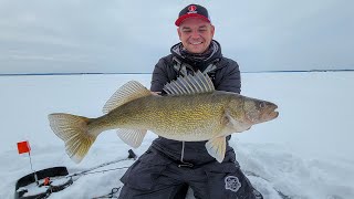 Ice Fishing Southern Wisconsin for Shallow Water Walleyes  In Depth Outdoors TV S16 E11 [upl. by Efar]