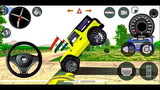 Modified Mahindra Thar Car Games Indian Cars Gadi Wala Game  Car Game Android Gameplay [upl. by Brewster921]