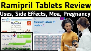 Ramipril tablets ip 25 mg 5 mg 10 mg in hindi  Cardace 10 mg  Tritace 25 mg  Uses Dose [upl. by Tnairb]