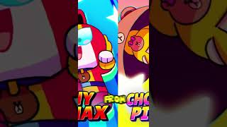 THE GREATEST COLLABS IN BRAWL STARS brawlstars brawlers gaming [upl. by Cyprio]