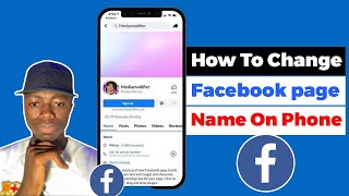 How To Change Facebook Page Name 2024 updates [upl. by Dorie]