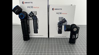 Brinyte HL16 vs HL18 Multipurpose Lights [upl. by Cherye]