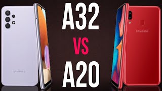 A32 vs A20 Comparativo [upl. by Lyrac]