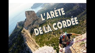 Grande voie dans le parc national des Calanques  Larête de la cordée [upl. by Nonah]