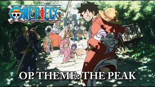 One Piece  New Opening Theme  The Peak  SEKAI NO OWARI [upl. by Tecil]