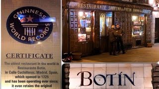 Sobrino de Botin  Madrid  Spain  Oldest Restaurant in the World  Misty Rhapsodies by Reema [upl. by Zahara912]