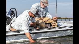 Florida Sportsman Watermen  Mosquito Lagoon Reds with Flip Pallot [upl. by Philan]