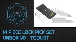 Southord 14 Piece Lock Pick Set Unboxing  Toolkit [upl. by Ailehs]