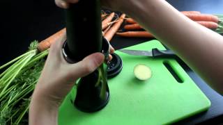 How to Use a Spiral Slicer Spiralizer Common Sense Goods [upl. by Llennor]