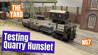 NG7 Quarry Hunslet on The Yard [upl. by Cesaria]