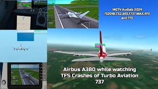 RFS Airbus A380 while watching TFS Crashes MGTV Audials Edit 1080p60 Gameplay [upl. by Rednas]