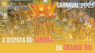 A safra de sambas da Grande Rio  Primeiras impressões  Carnaval 2025 [upl. by Durstin]