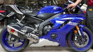 17 YZFR6 Akrapovic Racing Full system by wwwahlamcomhk [upl. by Drofyar771]