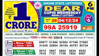 🔴Lottery Sambad Today 0600pm 041224 Dear Lottery Result Pdf Download [upl. by Amena]