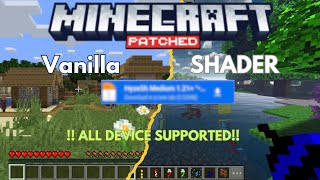 Bsl shader🤯for mcpe patch Minecraft patch 12030  mcpemods minecraft minecraftmods shader [upl. by Llerod]