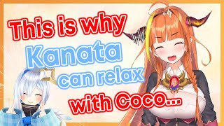 Kiryu Coco and Kanata TeeTee  Why is PPT is completely at ease around Kaichou Eng Sub  Hololive [upl. by Dolorita]