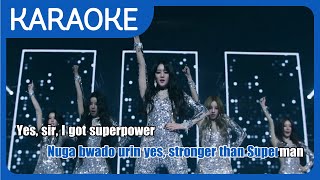 Karaoke GIDLE  Super Lady [upl. by Danna]