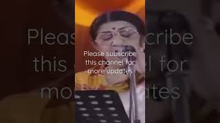 Lata Mangeshkar Ji performance 🙏🙏🙏🙏🙏🙏 [upl. by Nillok]