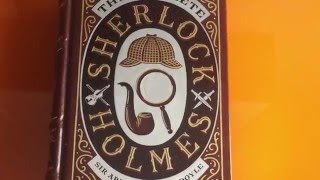 The Complete Sherlock Holmes BampN Leatherbound  New edition Unboxing [upl. by Alliuqaj625]