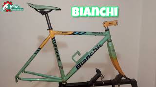 La Bianchi Mega Pro Concept originale del 1998 colorazione Mercatone Uno di Marco Pantani [upl. by Dionysus460]