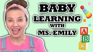 Baby Learning With Ms Emily  First Words Songs and Nursery Rhymes for Babies  Toddler Videos [upl. by Odnala]