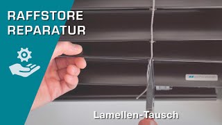 Lamellen Tausch bei Raffstore von Schlotterer [upl. by Ailina]