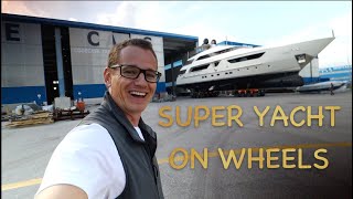 DRIVING A SUPER YACHT ON DRY LAND Captains Vlog 144 [upl. by Abercromby]