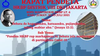 CERAMAH KETUA RAPAT PENDETAEPHORUS HKBP PDT ROBINSON BUTARBUTAR [upl. by Kano]