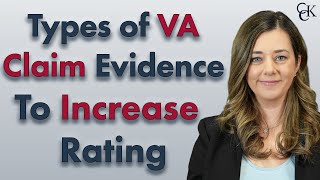 Types of VA Claim Evidence to Increase Your VA Disability Rating [upl. by Chet]