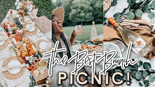 HOW TO THROW A LUXURY PICNIC  Brunch Ideas  Grazing Platter Table  Picnic Decor [upl. by Gow2]