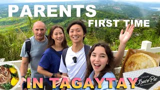 My Parents First Impression of Tagaytay Philippines 🇵🇭 [upl. by Grantham860]