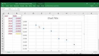 simple forecasting using linear trend model [upl. by Hedi]