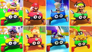 All Lose Animations  BUGGY BUD  Mario Kart 8 Deluxe DLC Wave 6 [upl. by Enomsed]