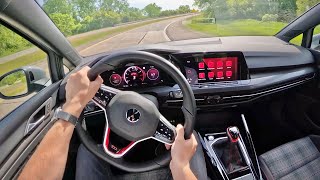 2023 Volkswagen Golf GTI SE 6Speed Manual  POV Review [upl. by Baudin]