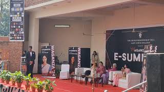 Ami Ganatra at Lady Irwin College krishnastories mahabharat lifelessons qna delhiuniversity [upl. by Kallman922]