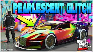 GTA 5 Chameleon Pearlescent Glitch Paint Jobs On ANY Car Modded Paint Glitch GTA 5 Glitches [upl. by Silvain]