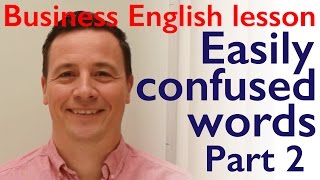 English vocabulary lesson PART 2 Easily confused words [upl. by Nydroj]