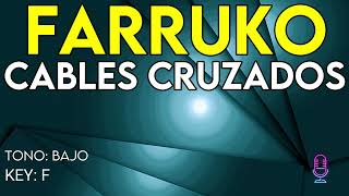 Farruko  Cables Cruzados  Karaoke Instrumental  Bajo [upl. by Christophe]