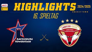 Ravensburg Towerstars vs Lausitzer Füchse Game Highlights [upl. by Ylrebnik457]