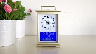 Timos™ Calendar Clock Nostalgia Kalenderklockan [upl. by Aisya696]