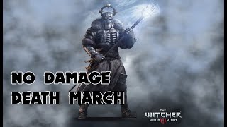 The Witcher 3 Wild Hunt  Caranthir Boss Fight No Damage NG Death March [upl. by Humfrid]