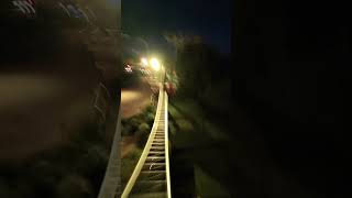 Stealth  Thorpe Park  Front Row  at Night  Alone POV thorpepark stealth rollercoaster [upl. by Swayne968]