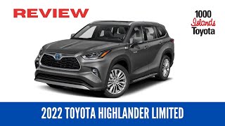 2022 Toyota Highlander Limited Magnetic Grey Review Brockville Ontario  1000 Islands Toyota [upl. by Idissac412]