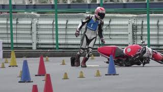 2024 DUNLOP5 B H2 NSR250R quot1quot MotoGymkhana [upl. by Aisercal]