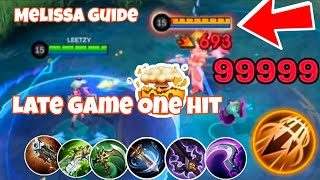 MELISSA NEW GUIDE NEW META PATH skylar melissa guide mlbb mlbbents onic kelra gameplay [upl. by Beverle]