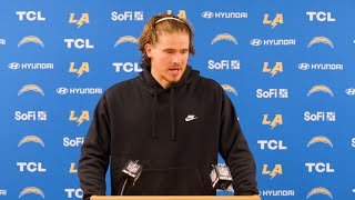 Justin Herbert Postgame Press Conference vs Packers  LA Chargers [upl. by Ariamo]