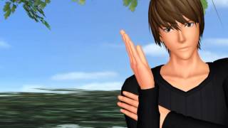 Death Note MMD Talk dirty to me Light Yagami [upl. by Neelyar]