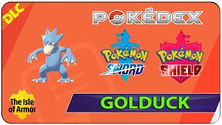 How to Get Golduck  147 The Isle of Armor Pokedex  Pokemon Sword amp Shield [upl. by Ecinad]