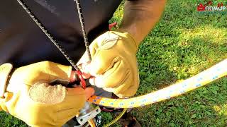 Rope Walking without Knee Ascender  Unicender  Notch Jet Step on Spurs  Foot Loop [upl. by Jerrine]