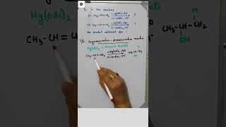 Hydrocarbon  Oxymercuration  Demercuration  Alkene  168 [upl. by Dody]